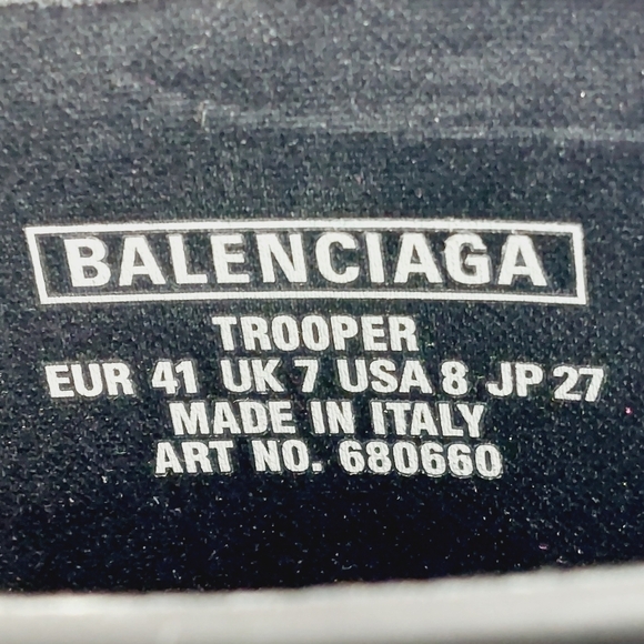 New Balenciaga Trooper Black Rubber Square Toe Rain Boots F741 - Picture 11 of 14